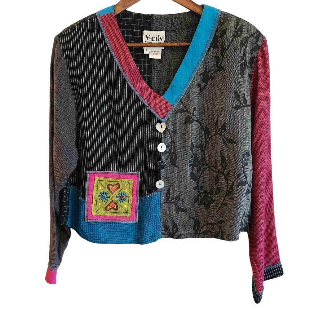 Vintage Retro Vanity Crop Tpp Size Small